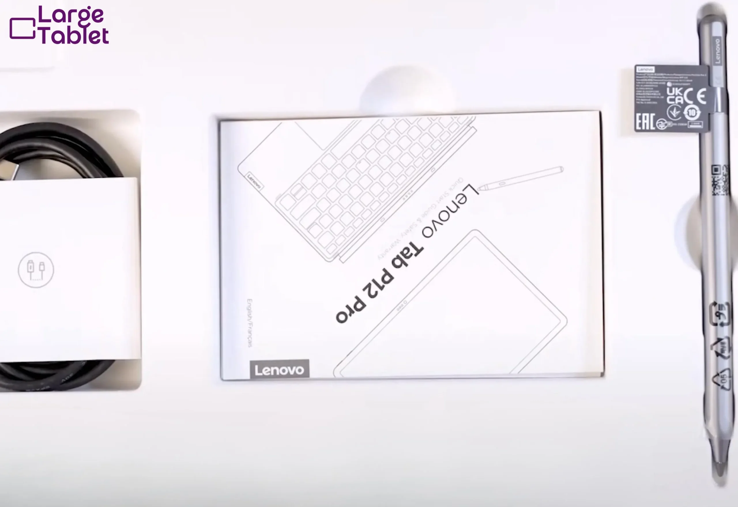 Lenovo Tab P12 Pro with Precision Pen 3 and keyboard case accessories