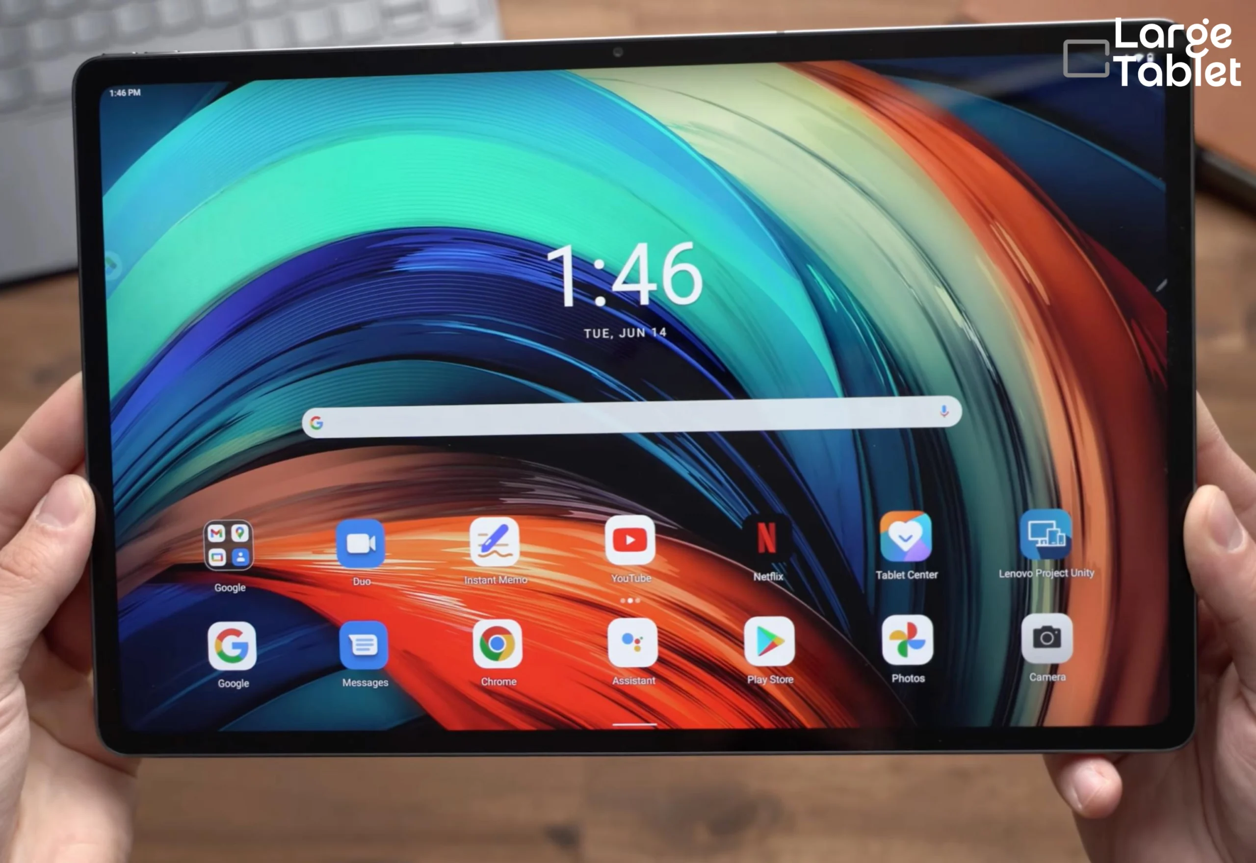 Lenovo Tab P12 Pro 12.6-inch tablet, front view