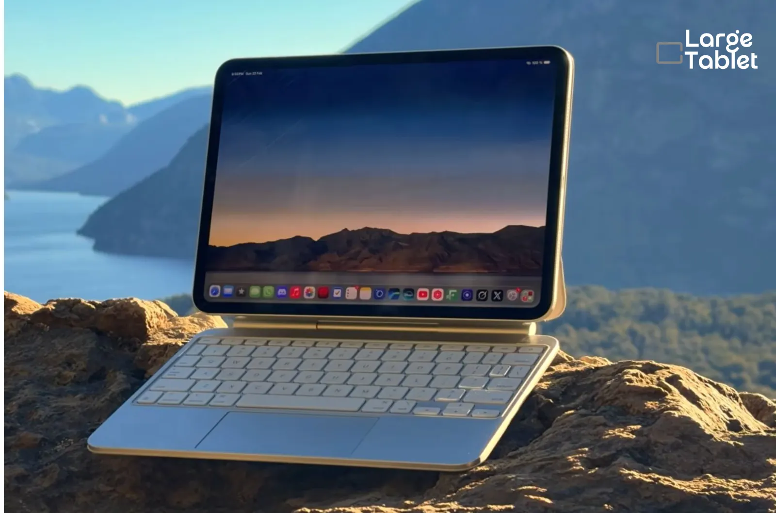 Magic Keyboard attached to an ipad