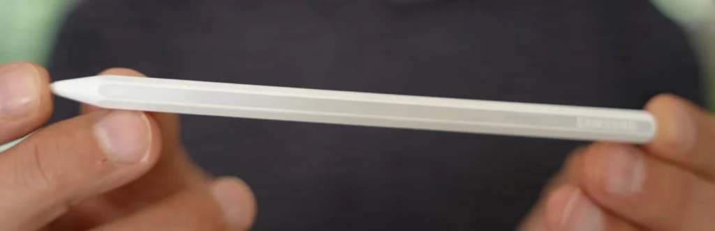 S Pen in hands