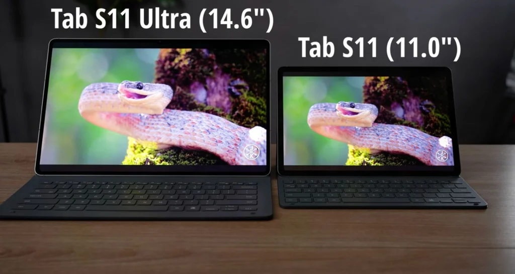 Samsung Galaxy Tab S11 Ultra vs Tab s11 Display