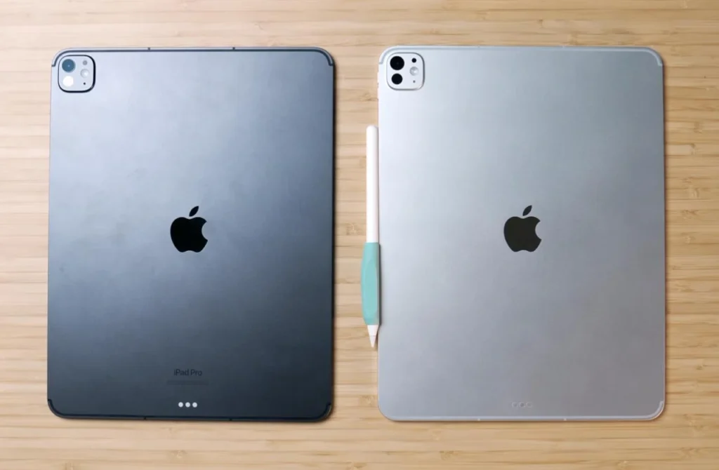 ipad pro m5 and ipad pro m4 side by side