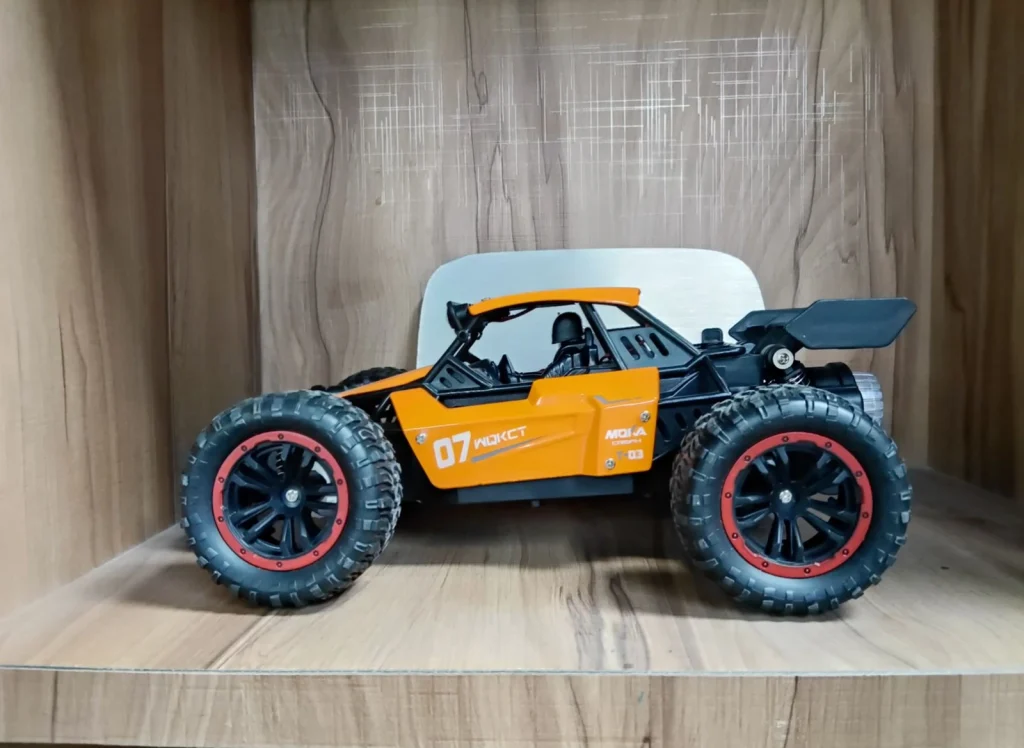 OnePlus Pad 3 Review (After Long Term Test) Photo of an orange off-road buggy taken with the OnePlus Pad 3 rear camera